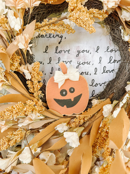 Olivewood’s 4” itty bitty jack o lantern.