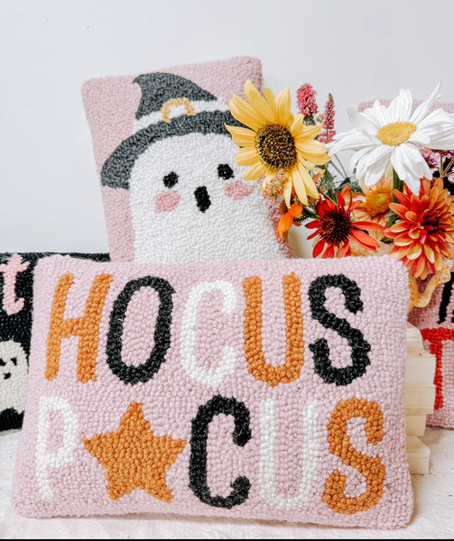 Olivewood’s 8x12” Hocus Pocus pillow.