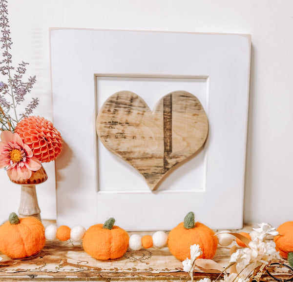 Olivewood’s 14x14” Heart art.