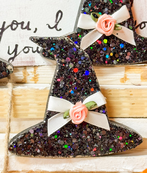 Olivewood’s 3.5” sparkly hat decors
