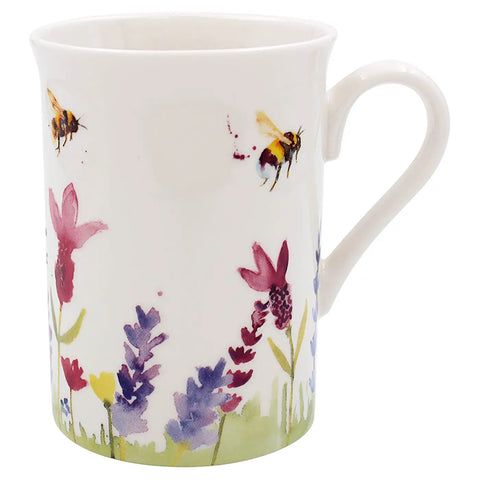 Olivewood's Home Line~Lavender & Bees Boxed Mug